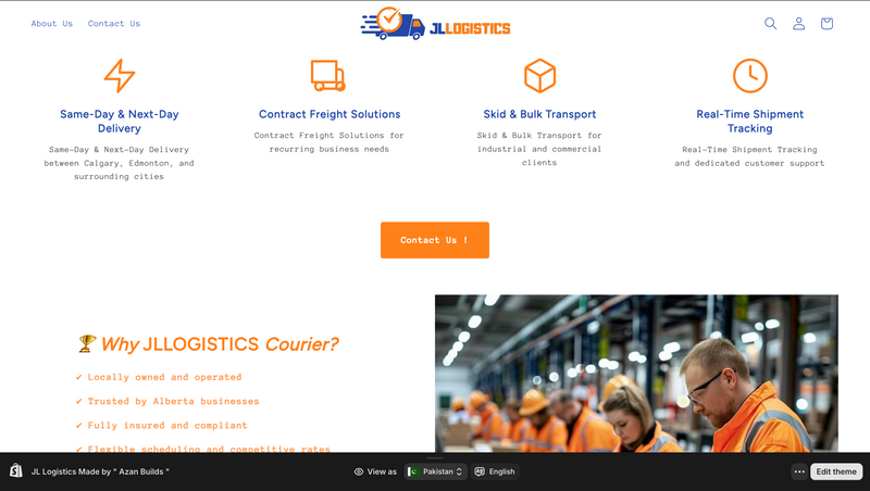 JL Logistics – Corporate Website & SEO