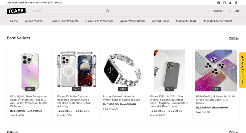 iCase.pk – Full-Stack eCommerce & Performance Marketing