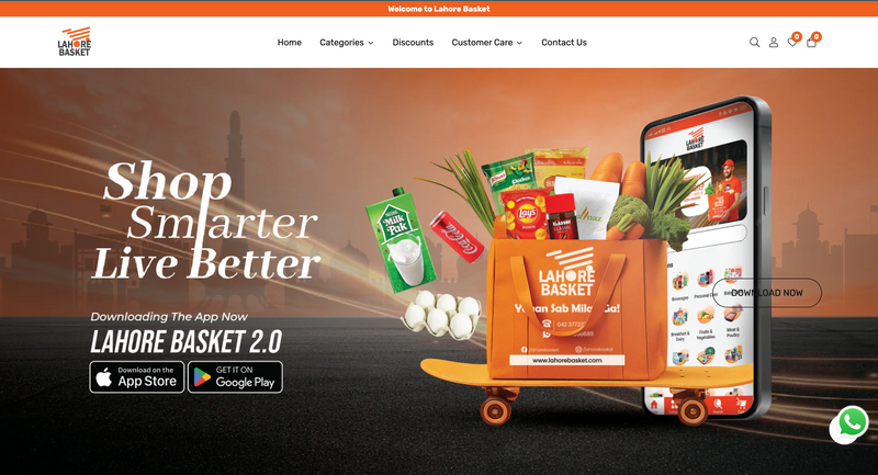 Lahore Basket – Ecommerce Website & Organic Growth Strategy