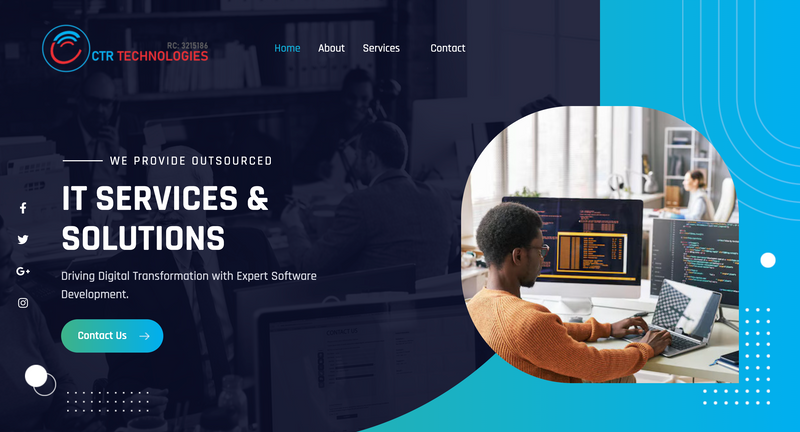 CTR Technologies – Website Development
