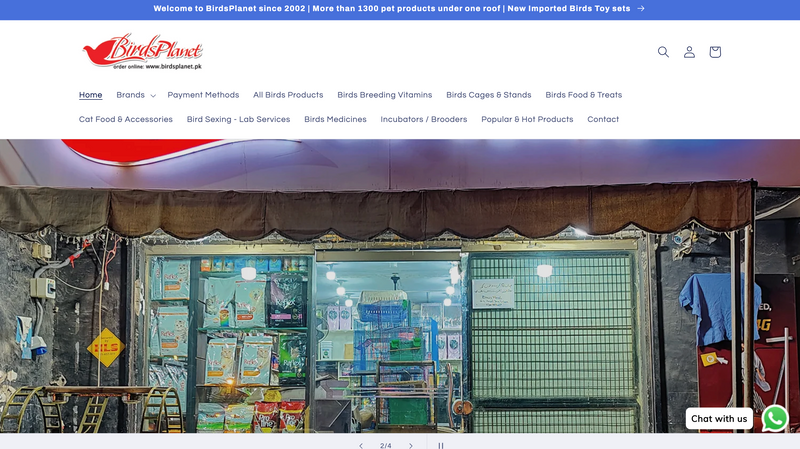 BirdsPlanet.pk – Shopify E-commerce Store
